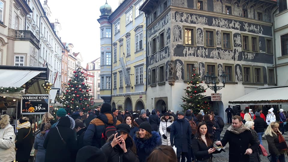 vianočné trhy v Prahe