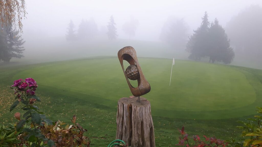 golf v zime