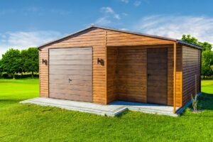 postaviť drevenú garáž