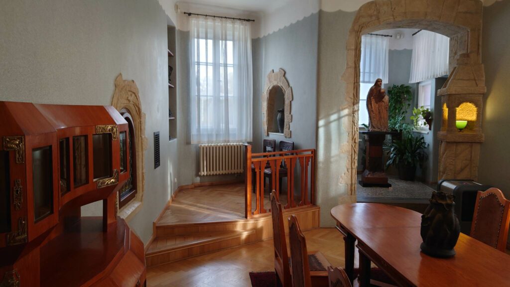 Bílkova vila v Prahe súkromné priestory